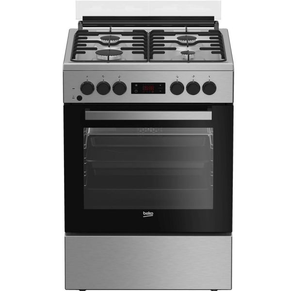 Комбинированная плита BEKO FSM62320TXD нержавающая сталь/черный