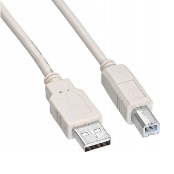 Кабель Buro USB2.0-AM/BM-1.8M-MG A(m)/B(m) (1.8м) феррит.кольца