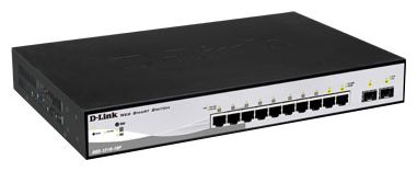 Коммутатор D-link DGS-1210-10P 10x10/100/1000 Мбит/сек, управляемый dgs-1210-10p/fl2a